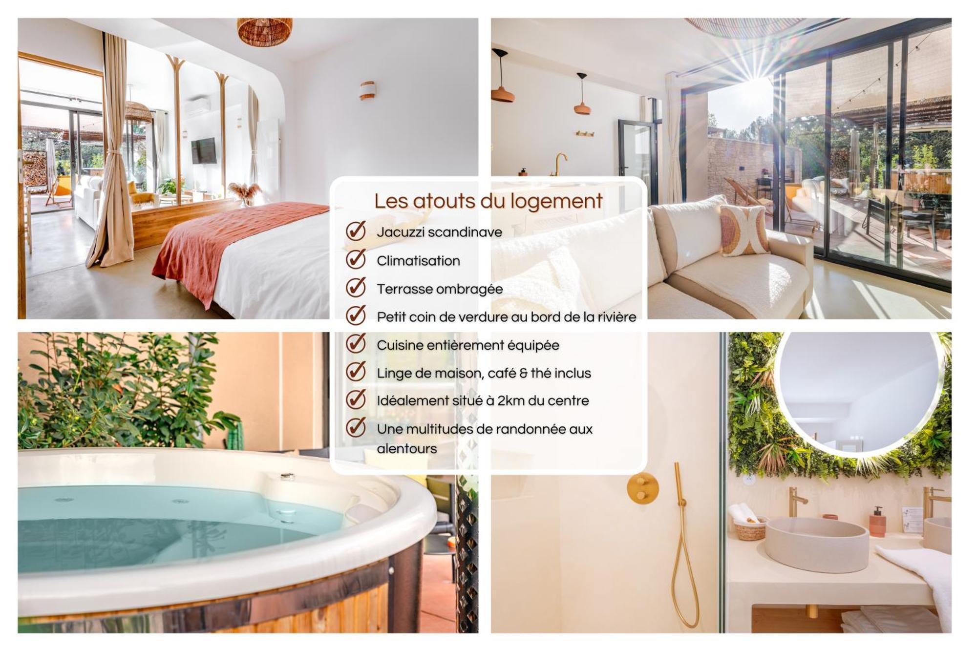 Hermes - Appartement Avec Jacuzzi Scandinave Nyons Buitenkant foto