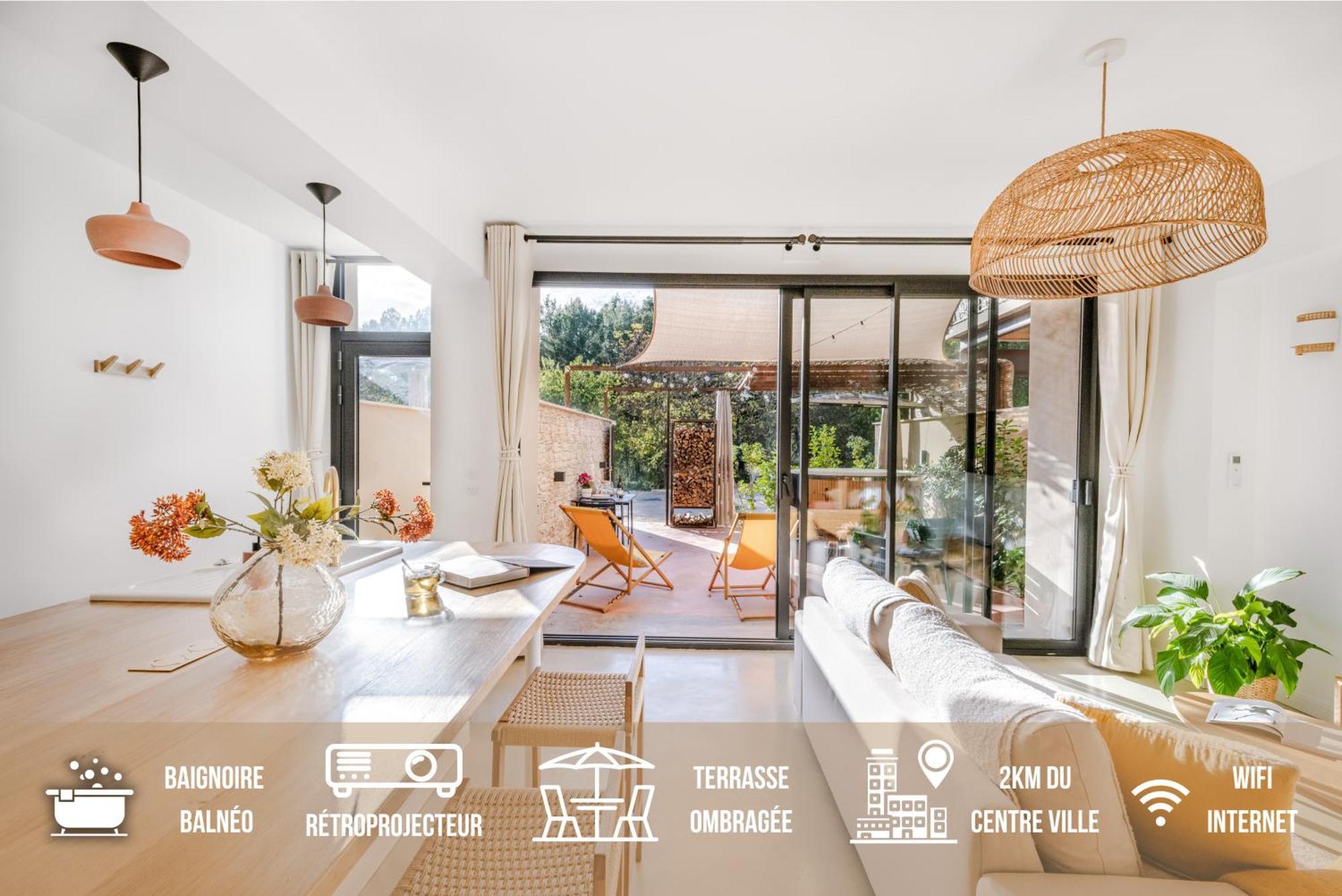 Hermes - Appartement Avec Jacuzzi Scandinave Nyons Buitenkant foto